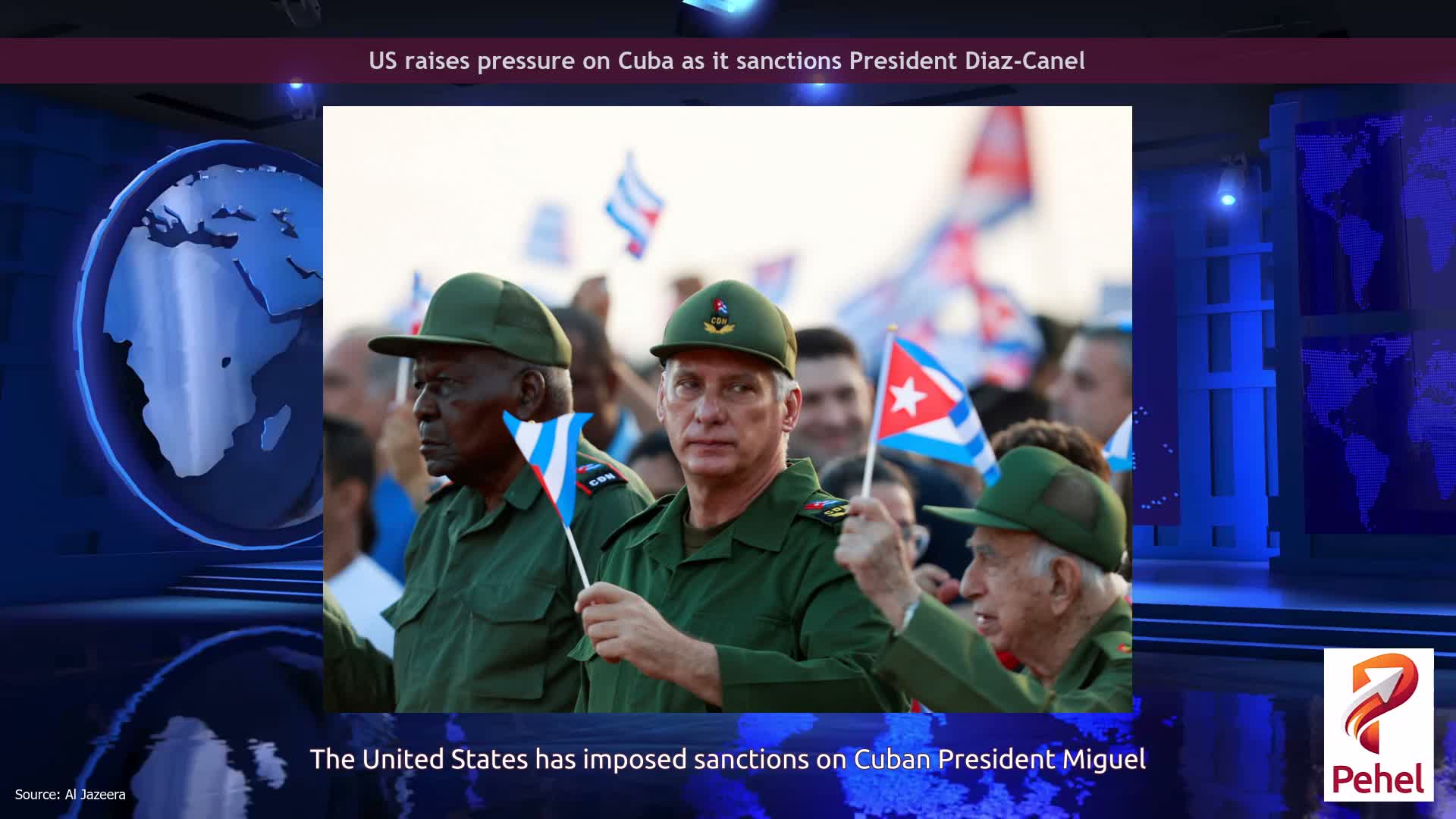 US raises pressure on Cuba as it sanctions President Diaz-Canel
