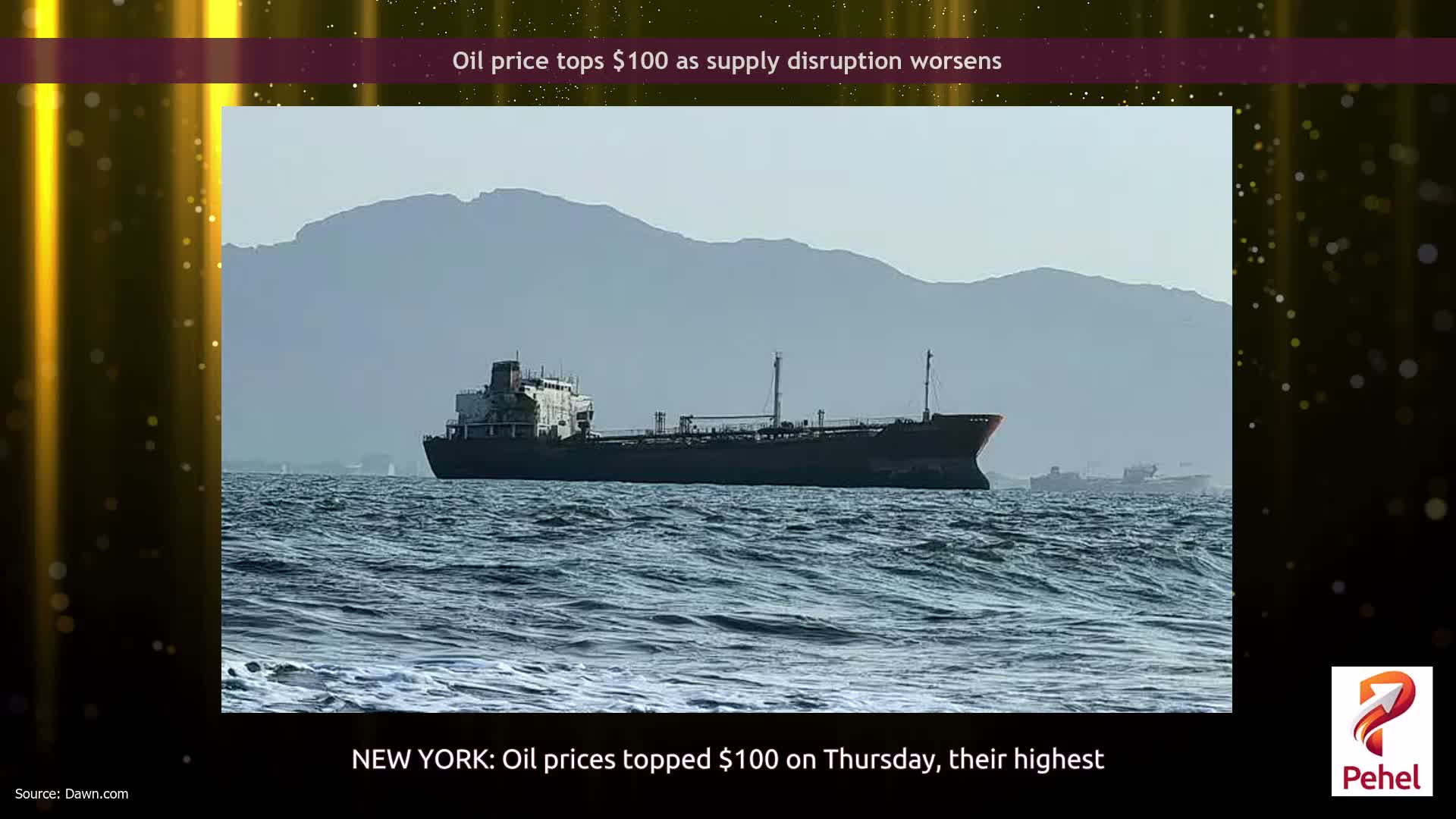 Oil price tops $100 as supply disruption worsens