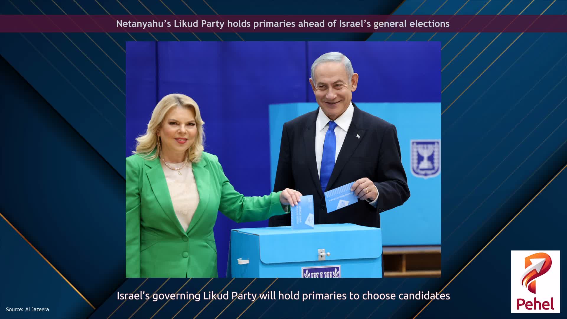Netanyahu’s Likud Party holds primaries ahead of Israel’s general elections