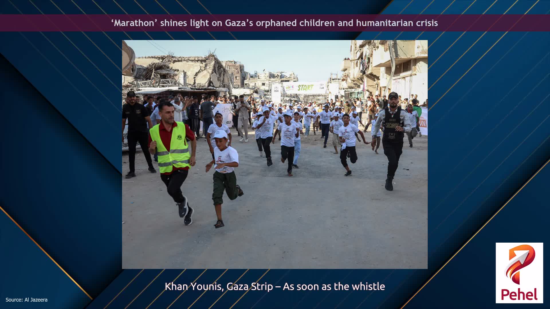 ‘Marathon’ shines light on Gaza’s orphaned children and humanitarian crisis