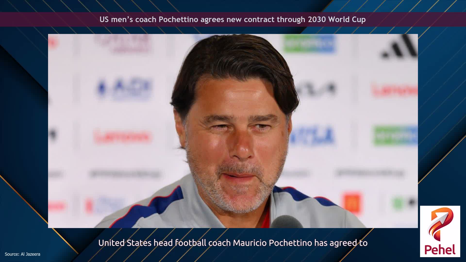 US men’s coach Pochettino agrees new contract through 2030 World Cup