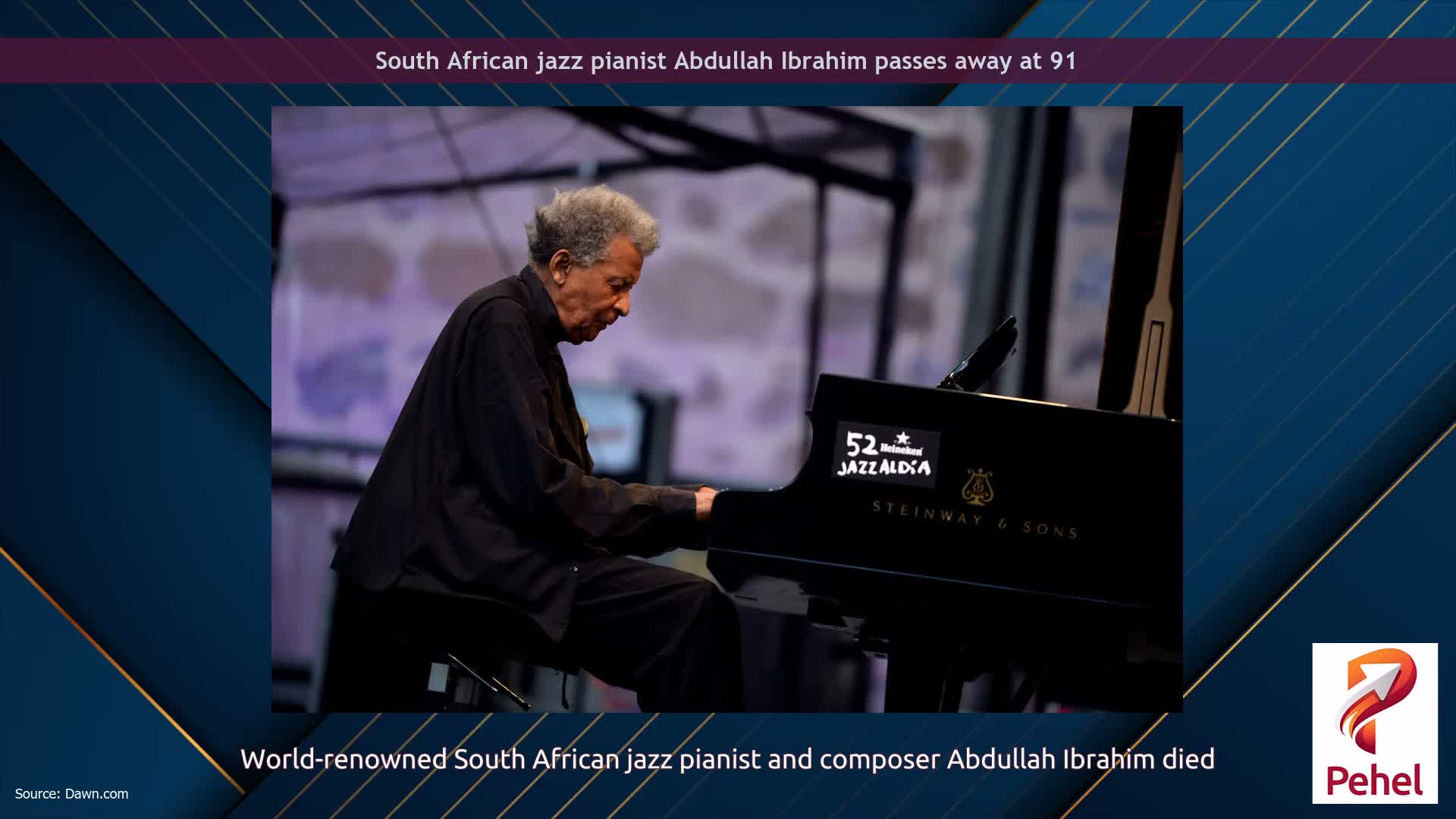 South African jazz pianist Abdullah Ibrahim passes away at 91