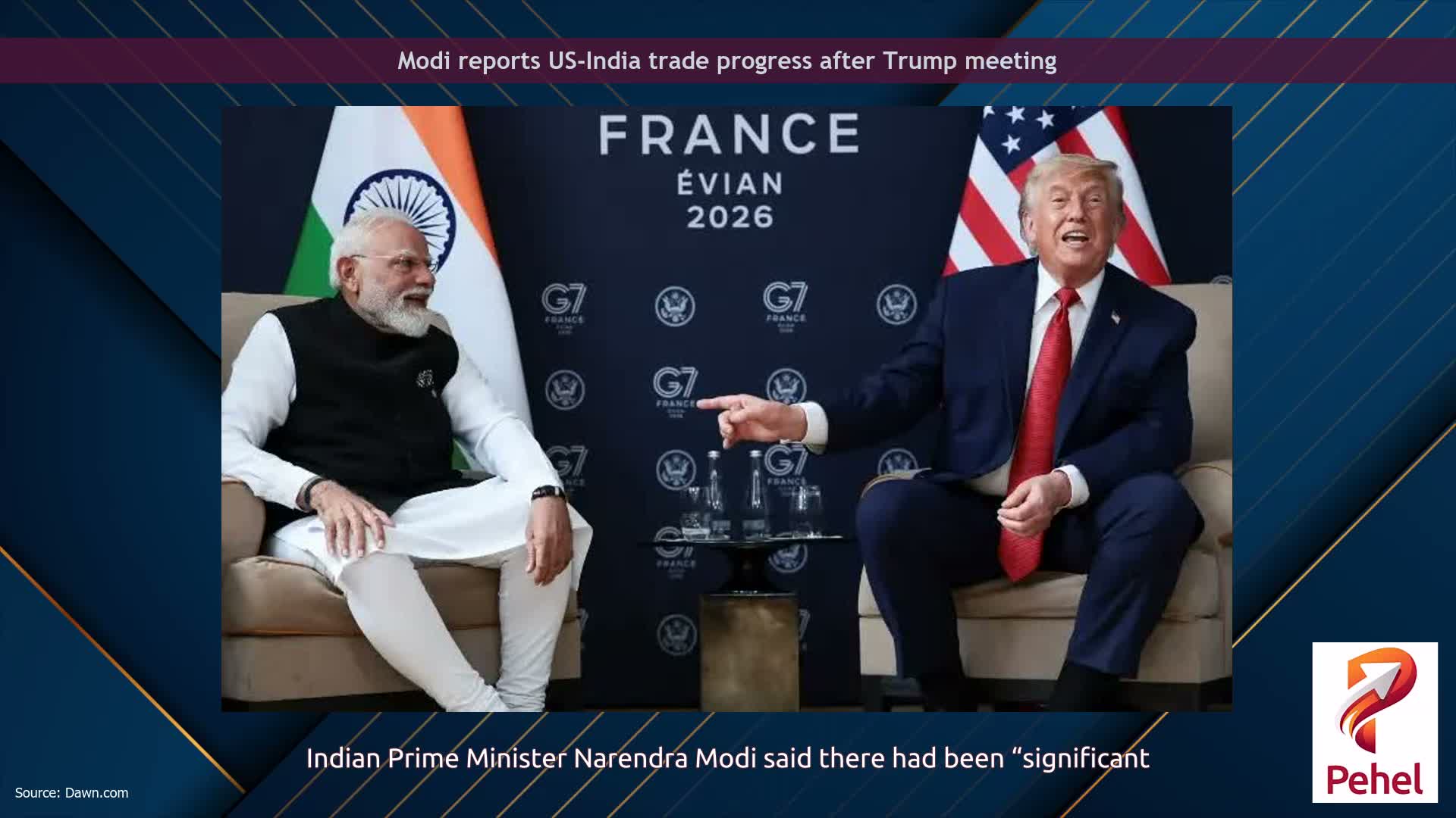 Modi reports US-India trade progress after Trump meeting