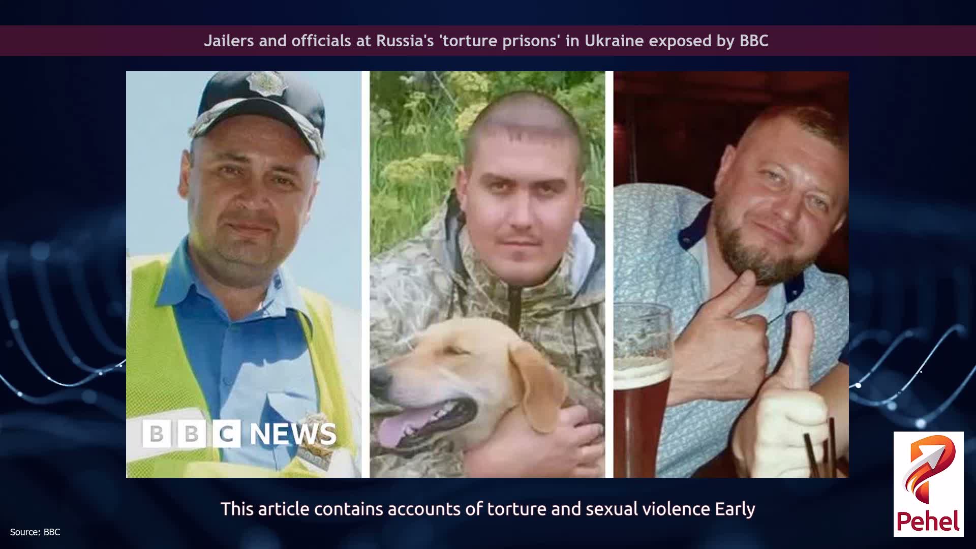 Jailers and officials at Russia's 'torture prisons' in Ukraine exposed by BBC