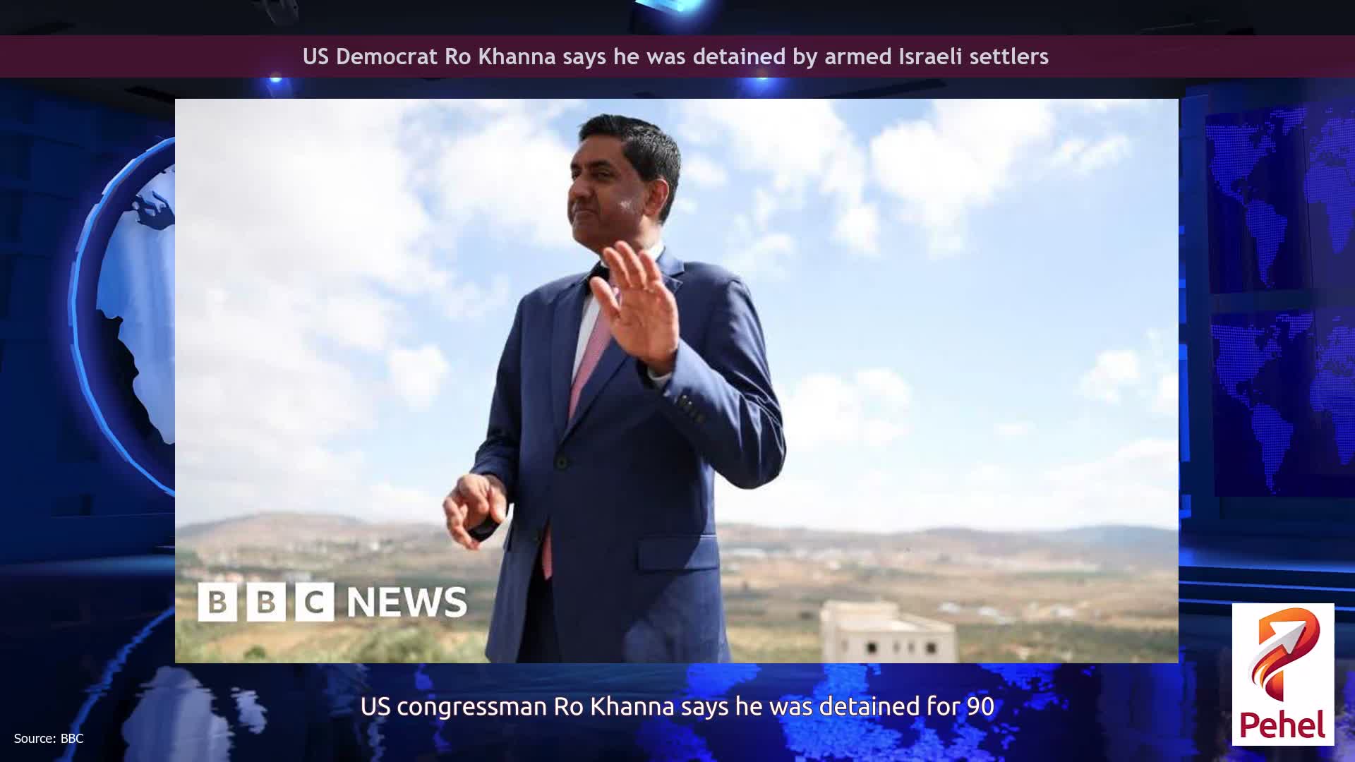 US Democrat Ro Khanna says he was detained by armed Israeli settlers