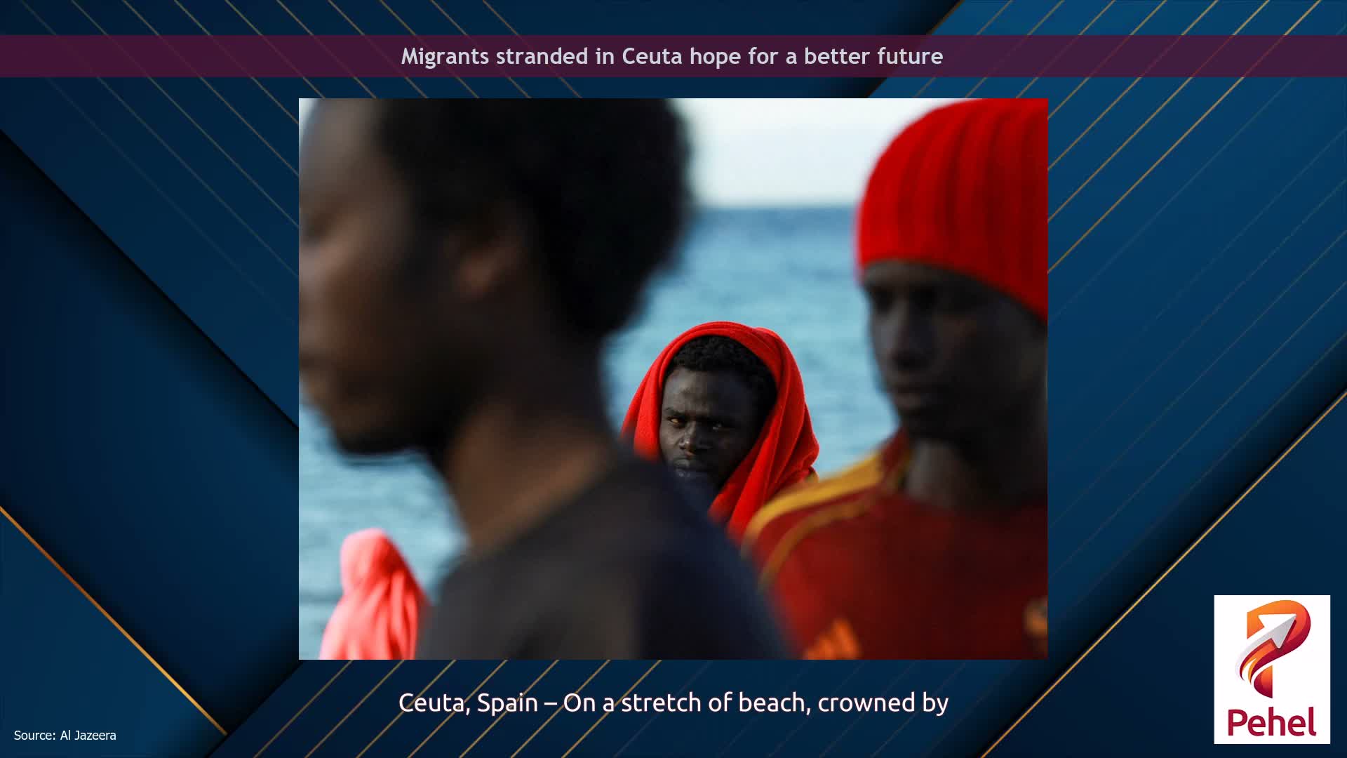 Migrants stranded in Ceuta hope for a better future