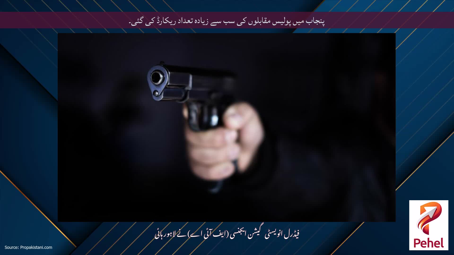 پنجاب میں پولیس مقابلوں کی سب سے زیادہ تعداد ریکارڈ کی گئی۔