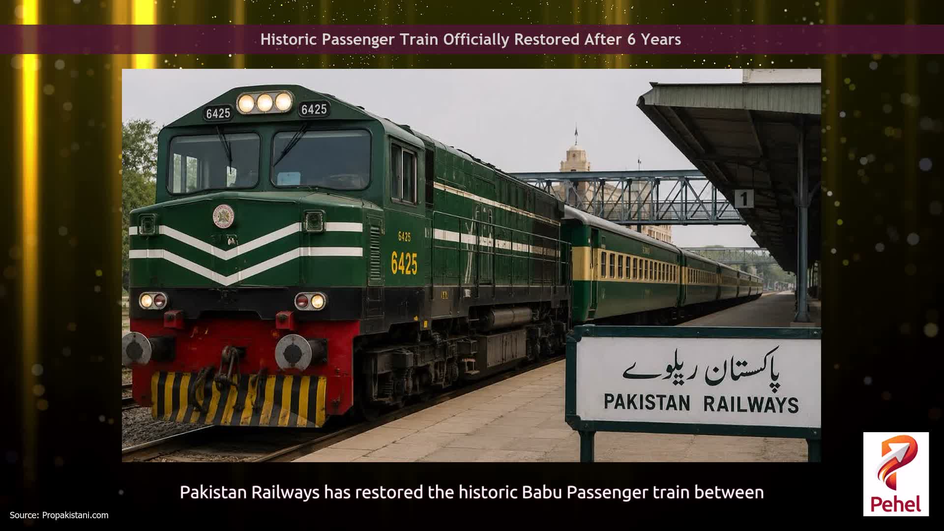 Historic Passenger Train Officially Restored After 6 Years