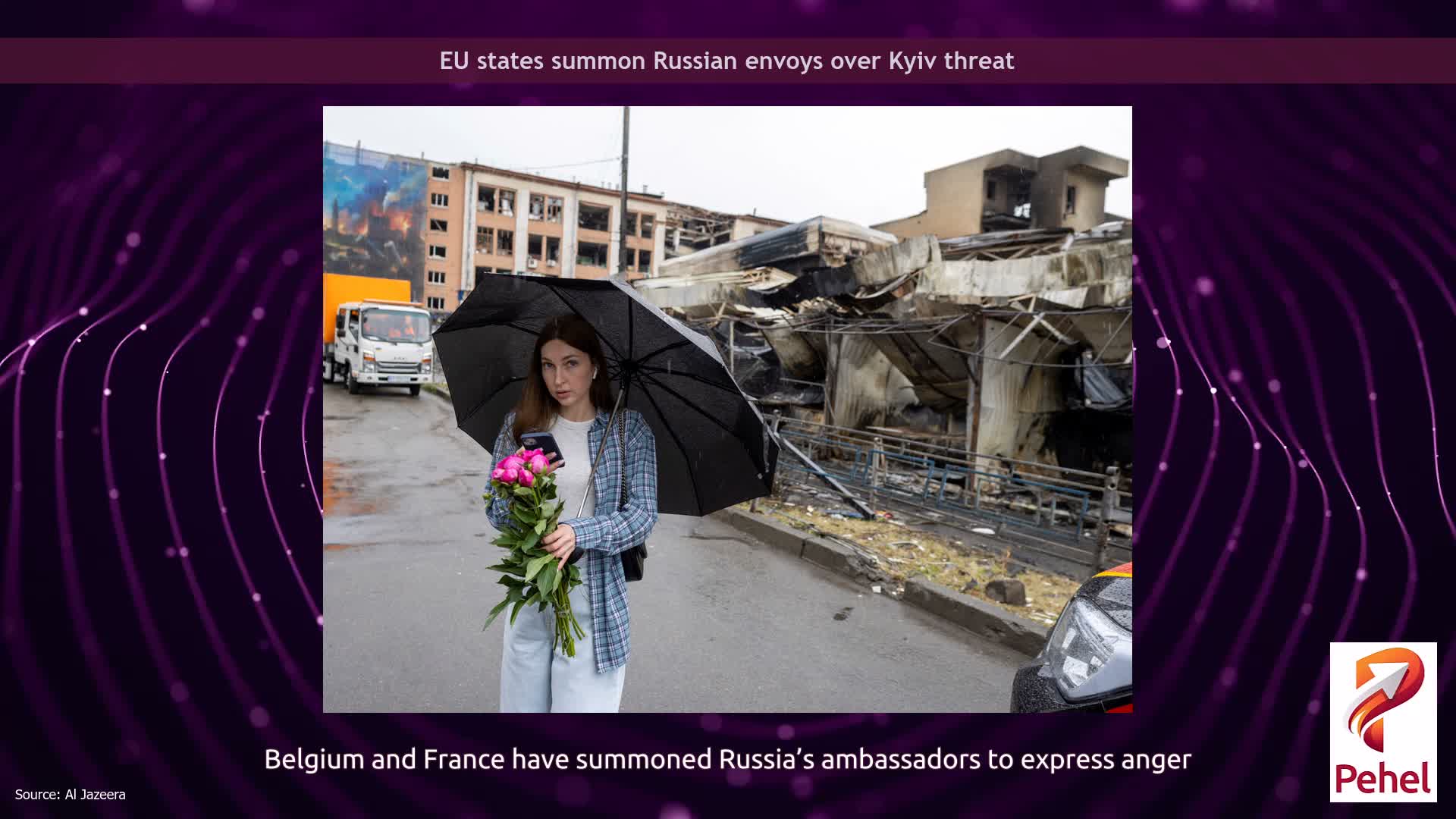 EU states summon Russian envoys over Kyiv threat