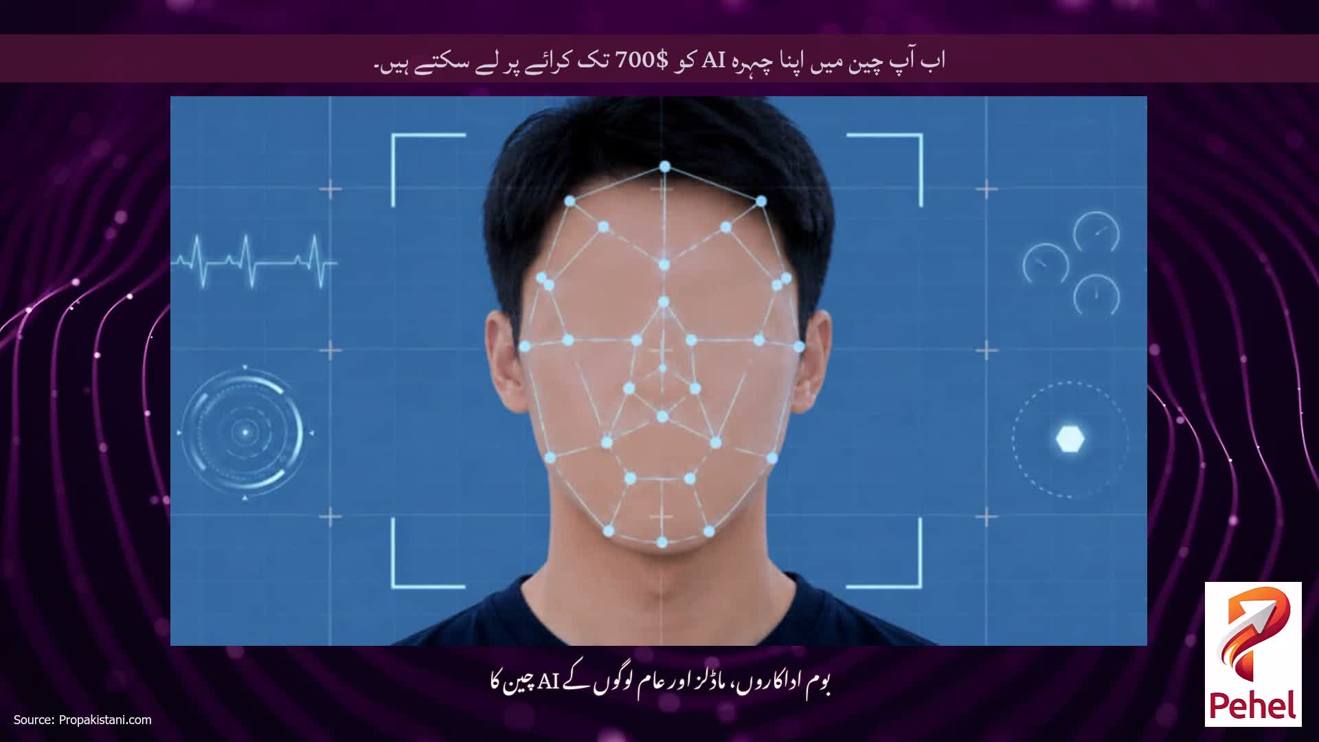 اب آپ چین میں اپنا چہرہ AI کو $700 تک کرائے پر لے سکتے ہیں۔