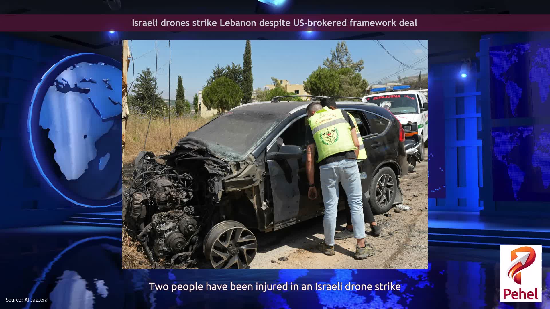 Israeli drones strike Lebanon despite US-brokered framework deal