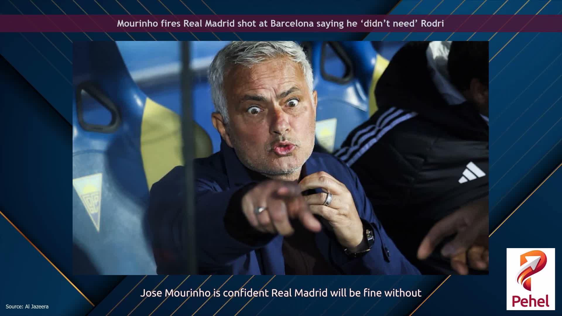 Mourinho fires Real Madrid shot at Barcelona saying he ‘didn’t need’ Rodri