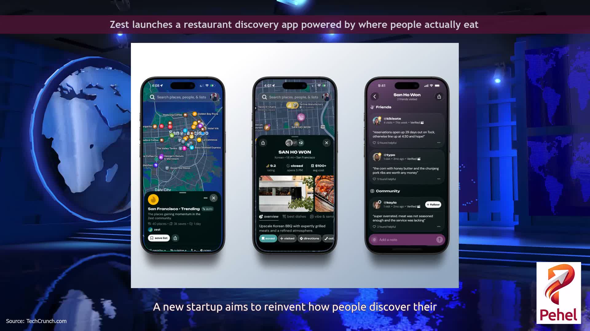 Zest launches a restaurant discovery app powered by where people actually eat