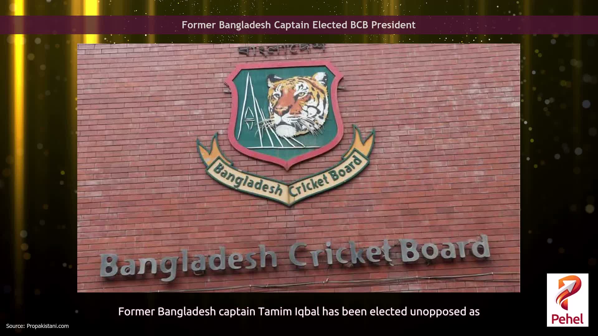 Former Bangladesh Captain Elected BCB President