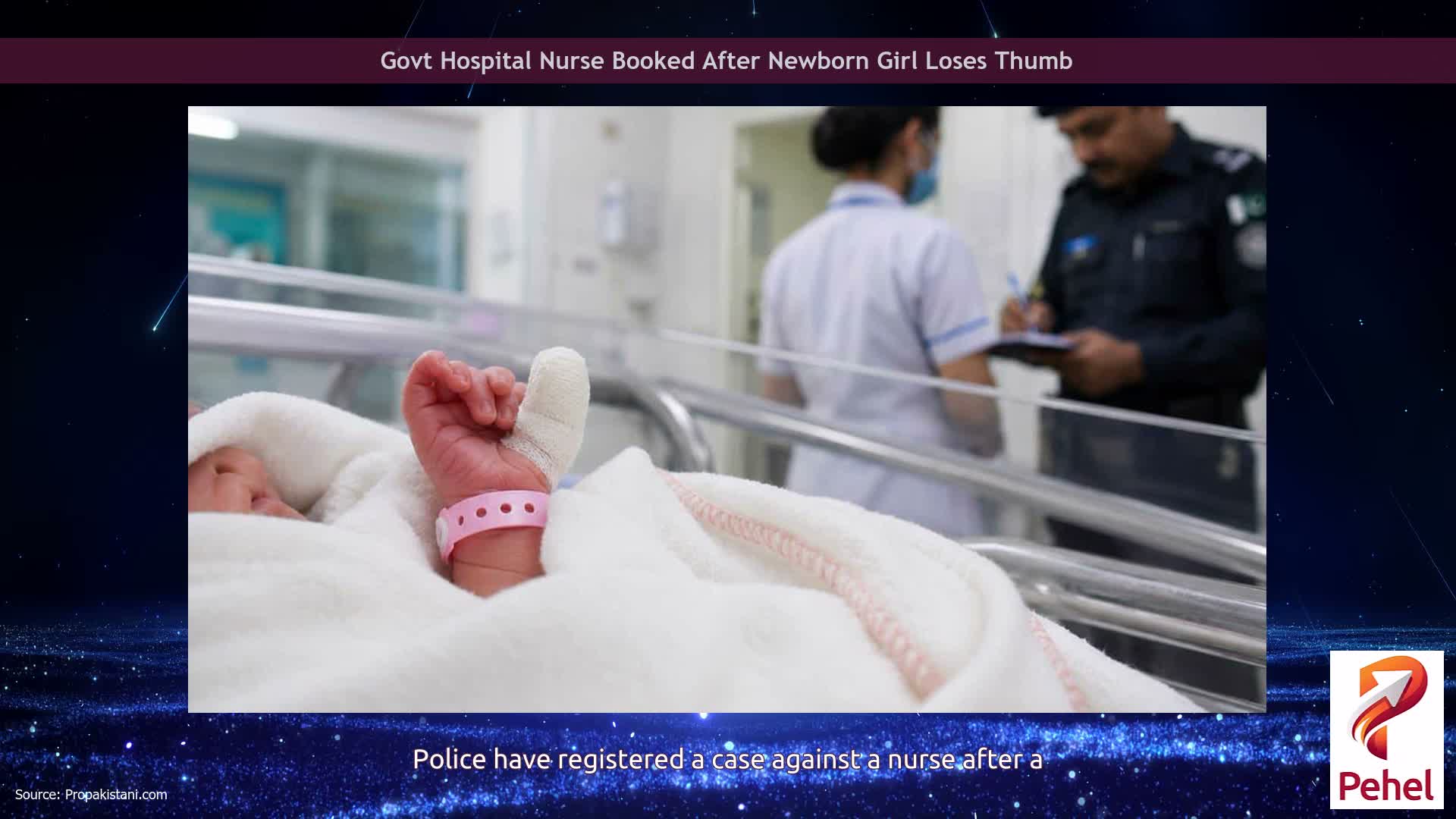 Govt Hospital Nurse Booked After Newborn Girl Loses Thumb