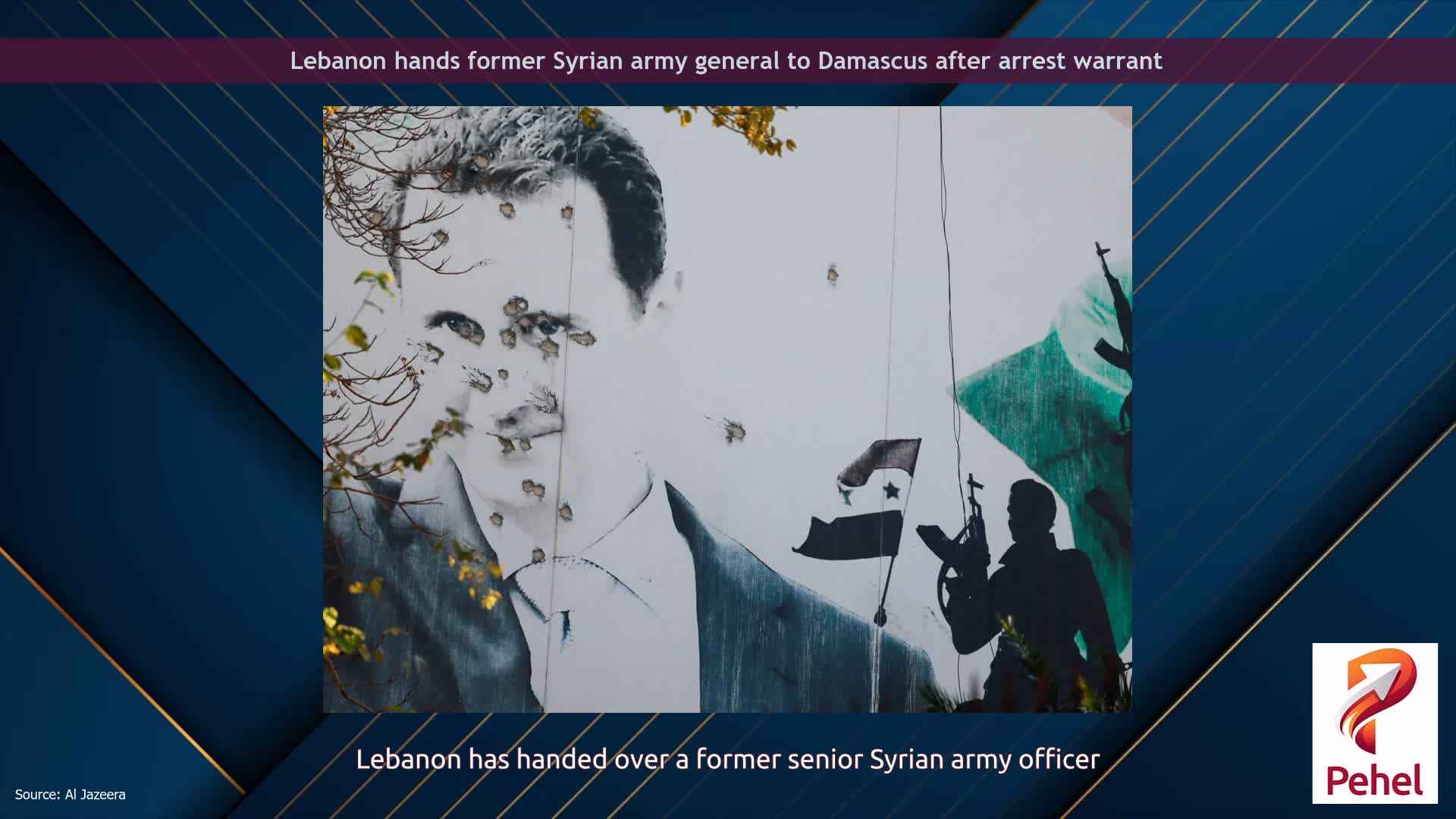 Lebanon hands former Syrian army general to Damascus after arrest warrant