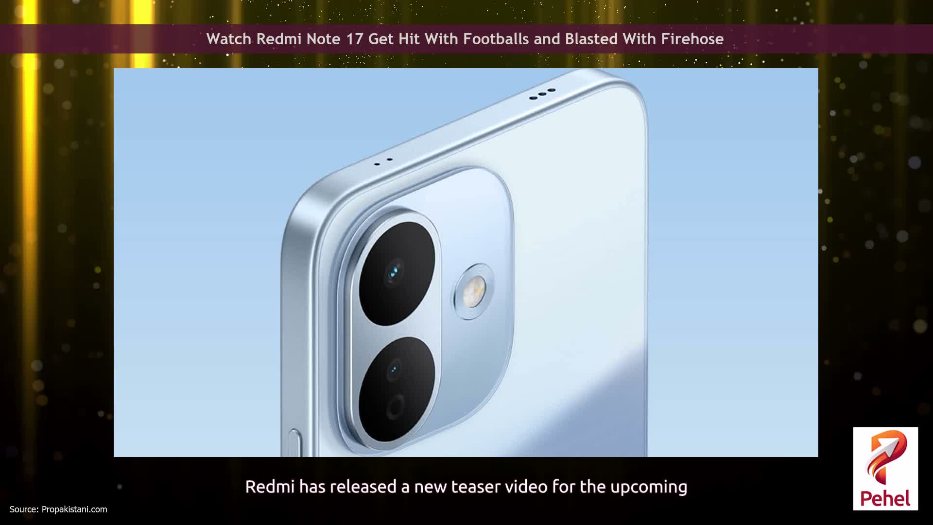 Watch Redmi Note 17 Get Hit With Footballs and Blasted With Firehose