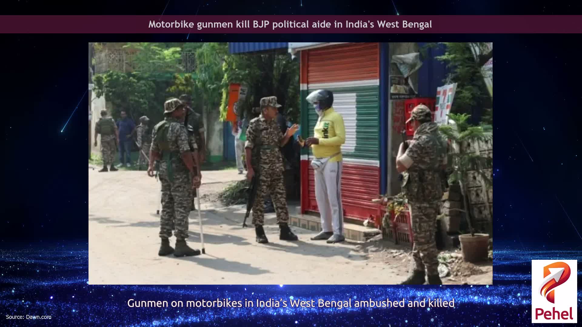 Motorbike gunmen kill BJP political aide in India's West Bengal