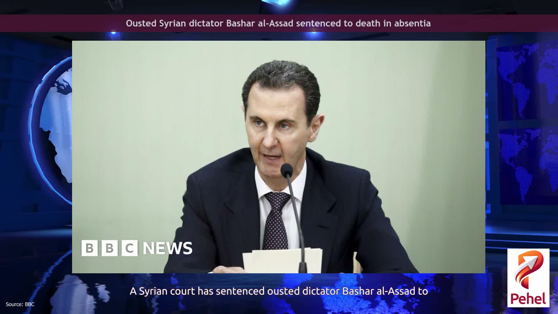 Ousted Syrian dictator Bashar al-Assad sentenced to death in absentia