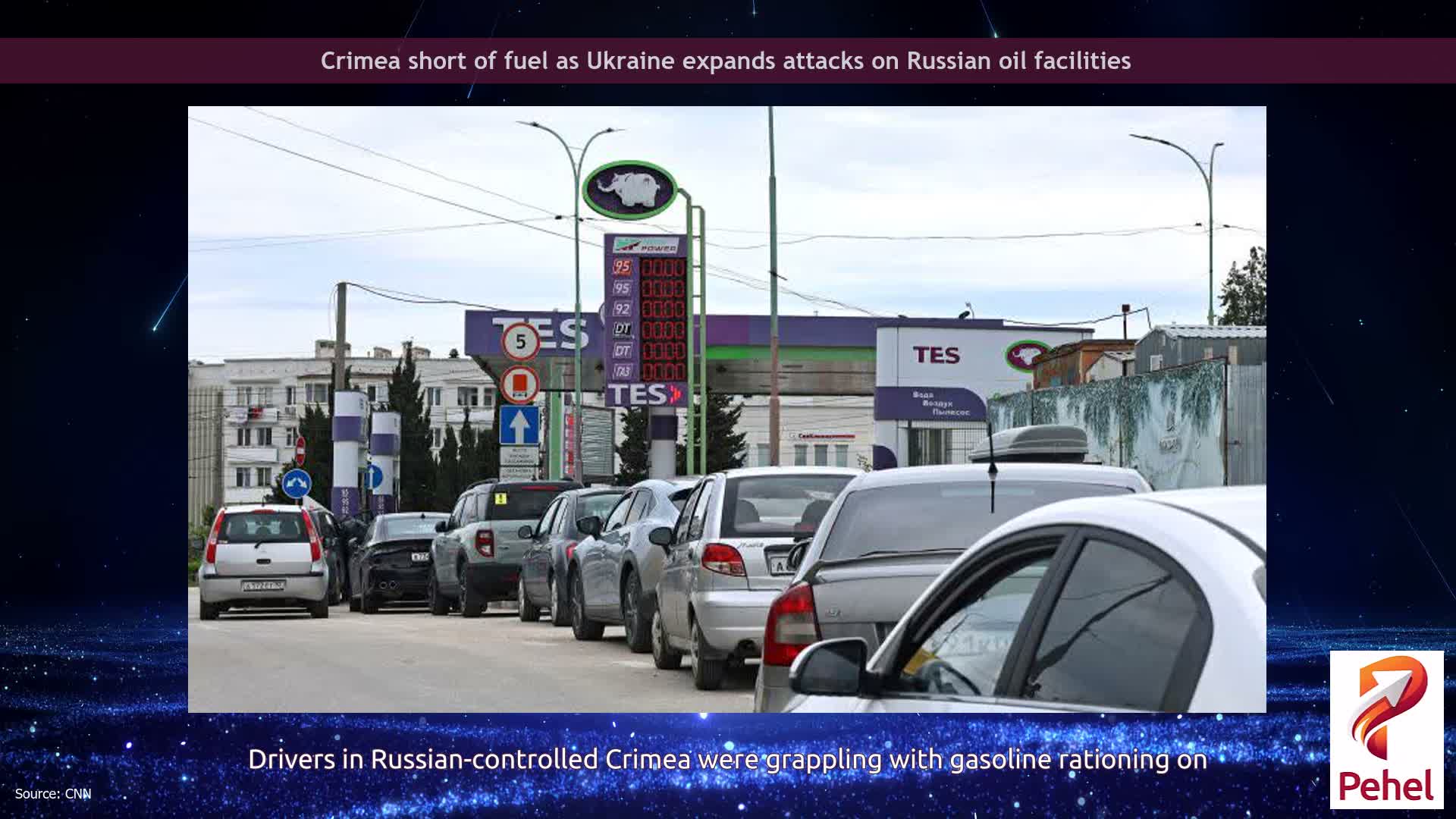 Crimea short of fuel as Ukraine expands attacks on Russian oil facilities