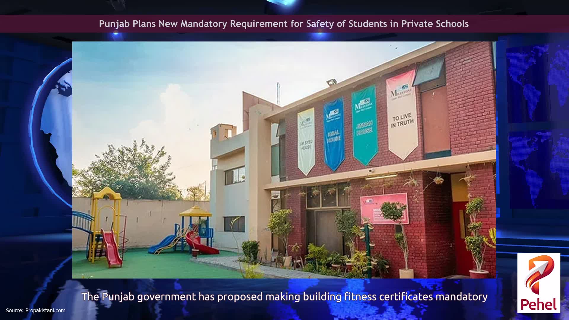 Punjab Plans New Mandatory Requirement for Safety of Students in Private Schools