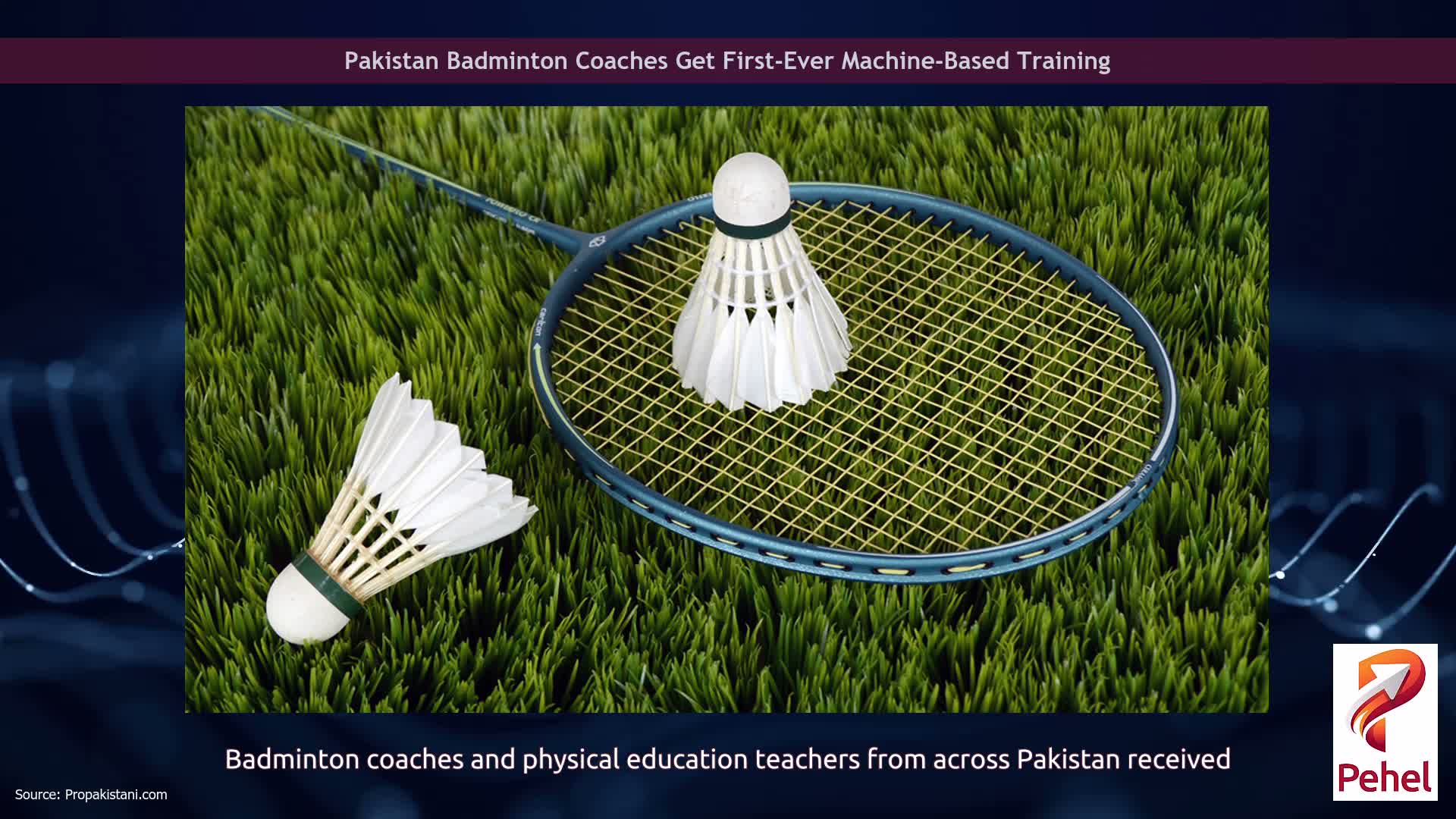 Pakistan Badminton Coaches Get First-Ever Machine-Based Training