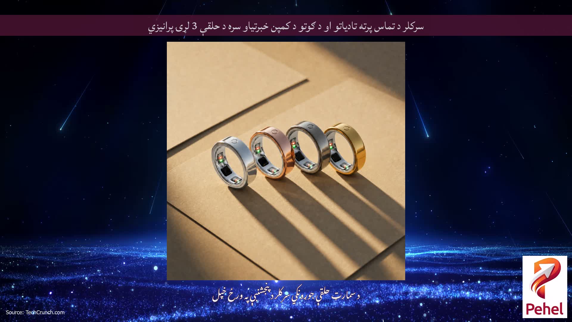 سرکلر د تماس پرته تادیاتو او د ګوتو د کمپن خبرتیاو سره د حلقې 3 لړۍ پرانیزي