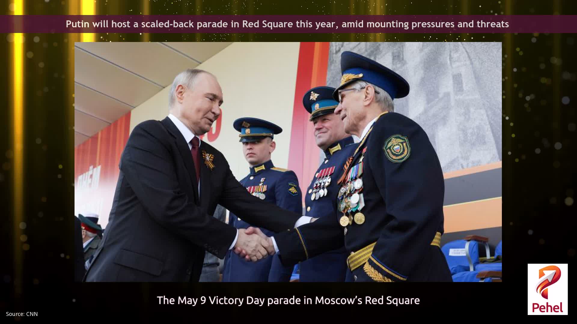 Putin will host a scaled-back parade in Red Square this year, amid mounting pressures and threats