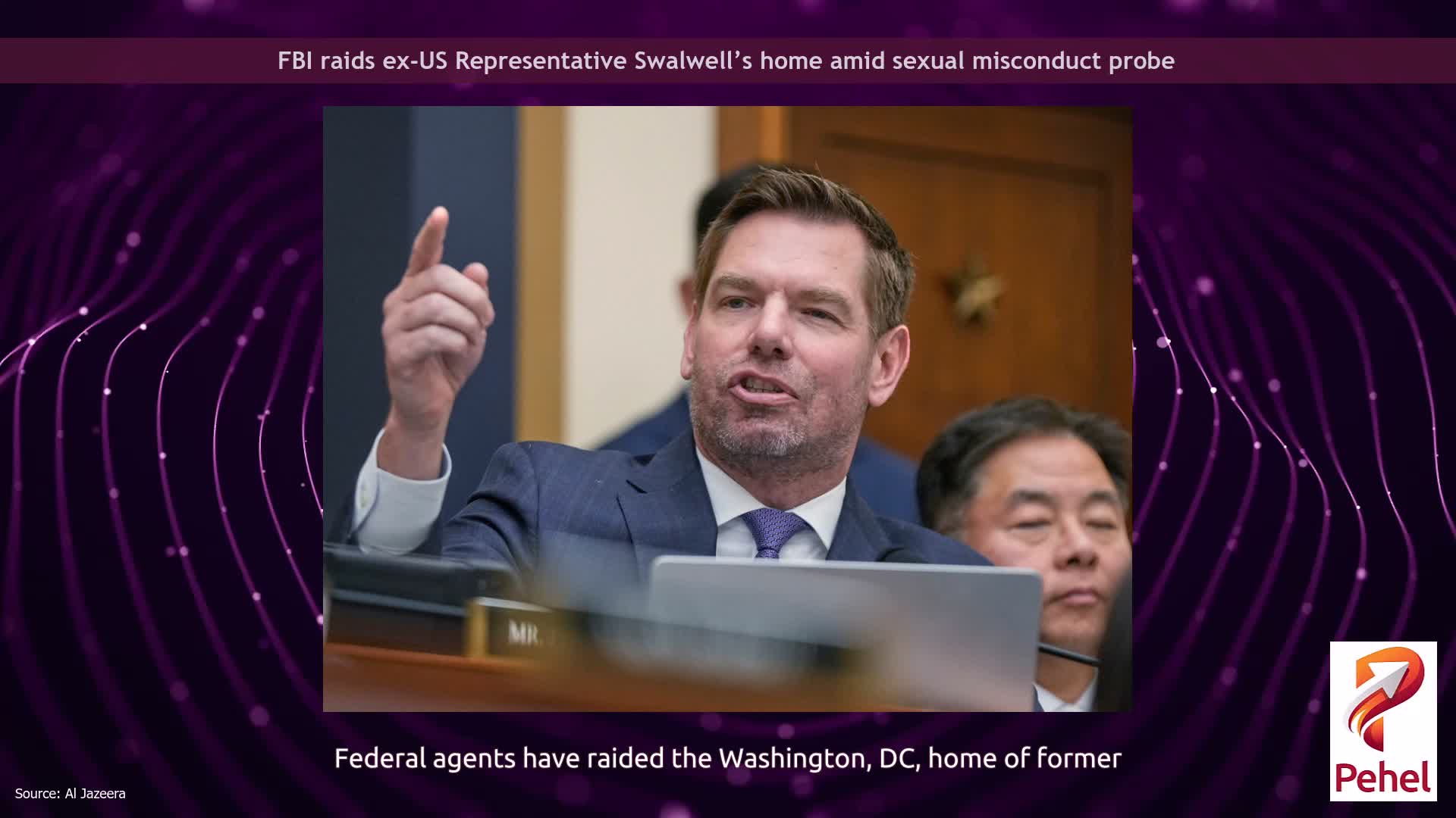 FBI raids ex-US Representative Swalwell’s home amid sexual misconduct probe