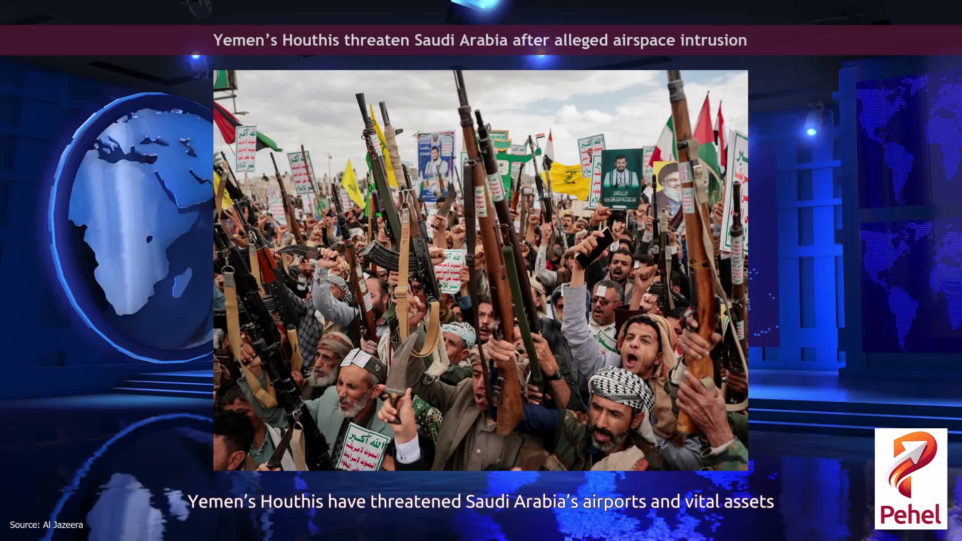 Yemen’s Houthis threaten Saudi Arabia after alleged airspace intrusion