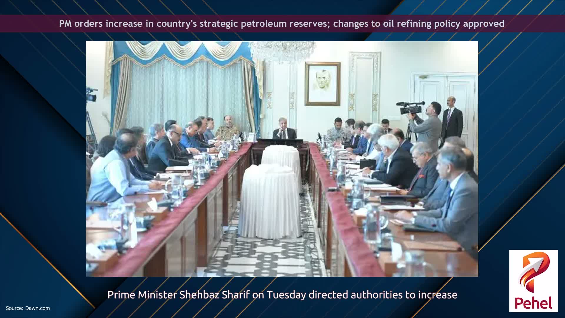 PM orders increase in country's strategic petroleum reserves; changes to oil refining policy approved