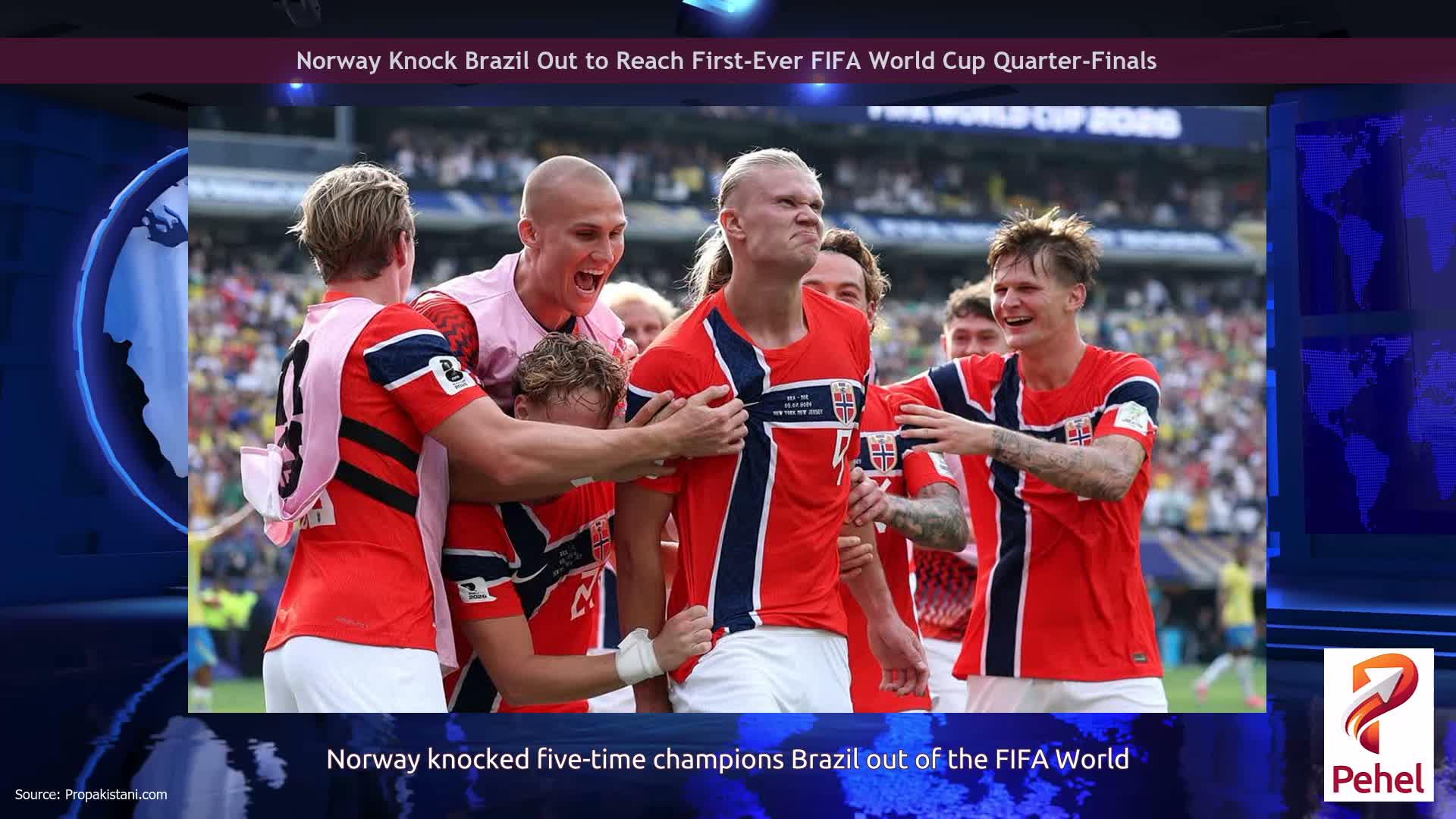 Norway Knock Brazil Out to Reach First-Ever FIFA World Cup Quarter-Finals