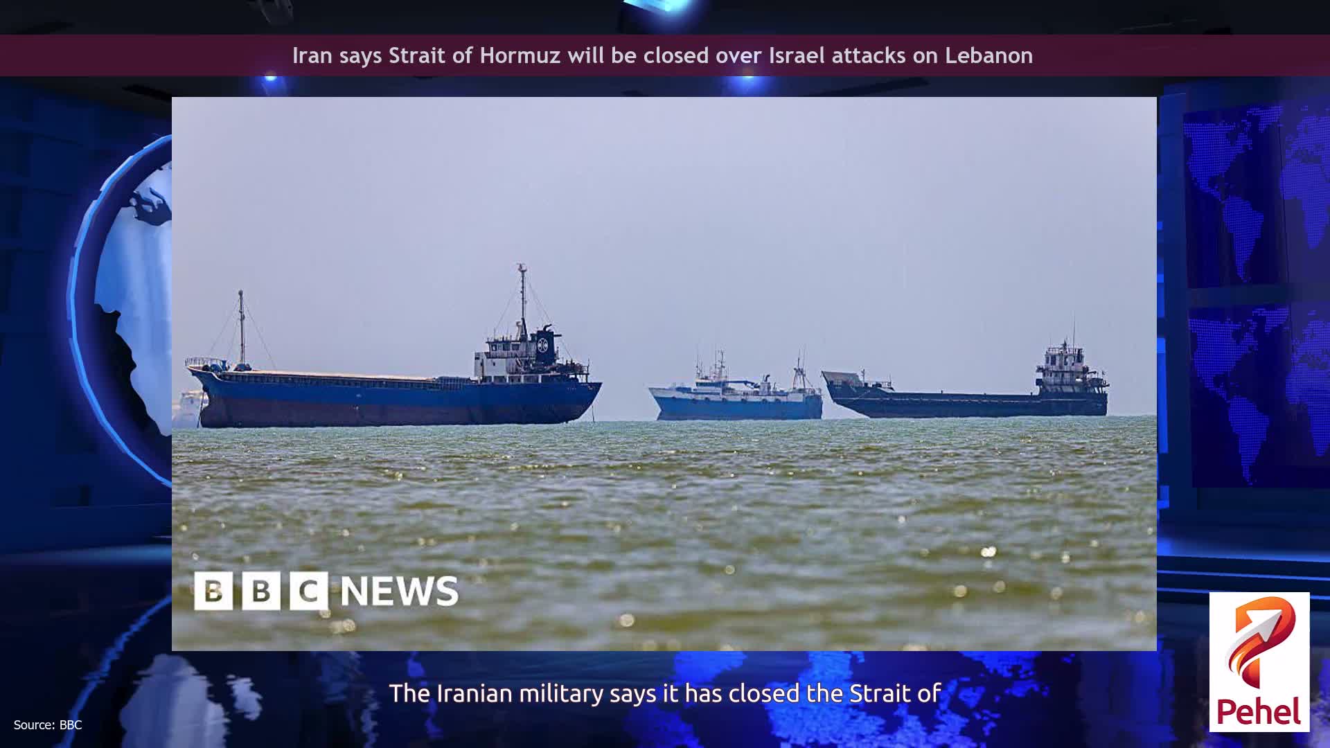 Iran says Strait of Hormuz will be closed over Israel attacks on Lebanon