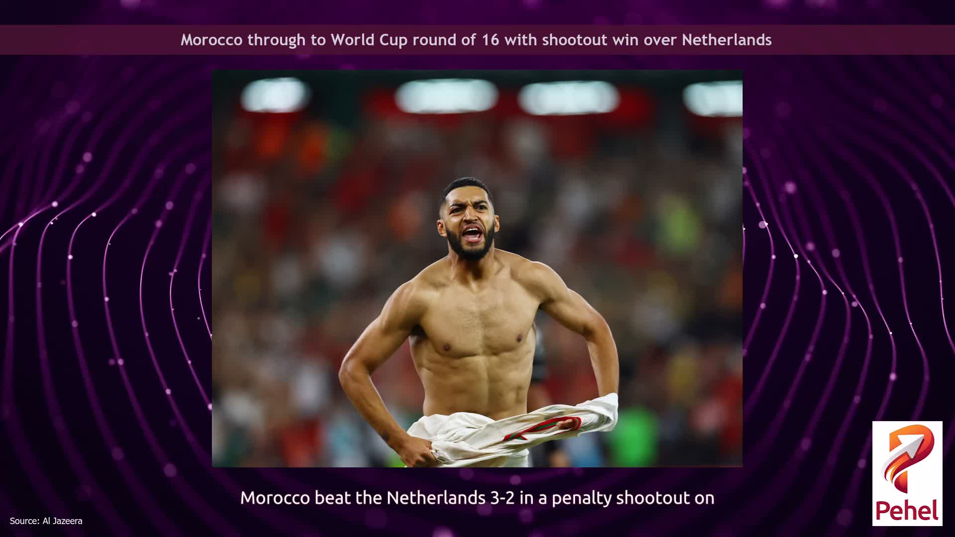 Morocco through to World Cup round of 16 with shootout win over Netherlands