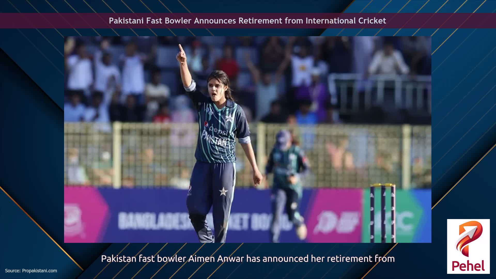 Pakistani Fast Bowler Announces Retirement from International Cricket
