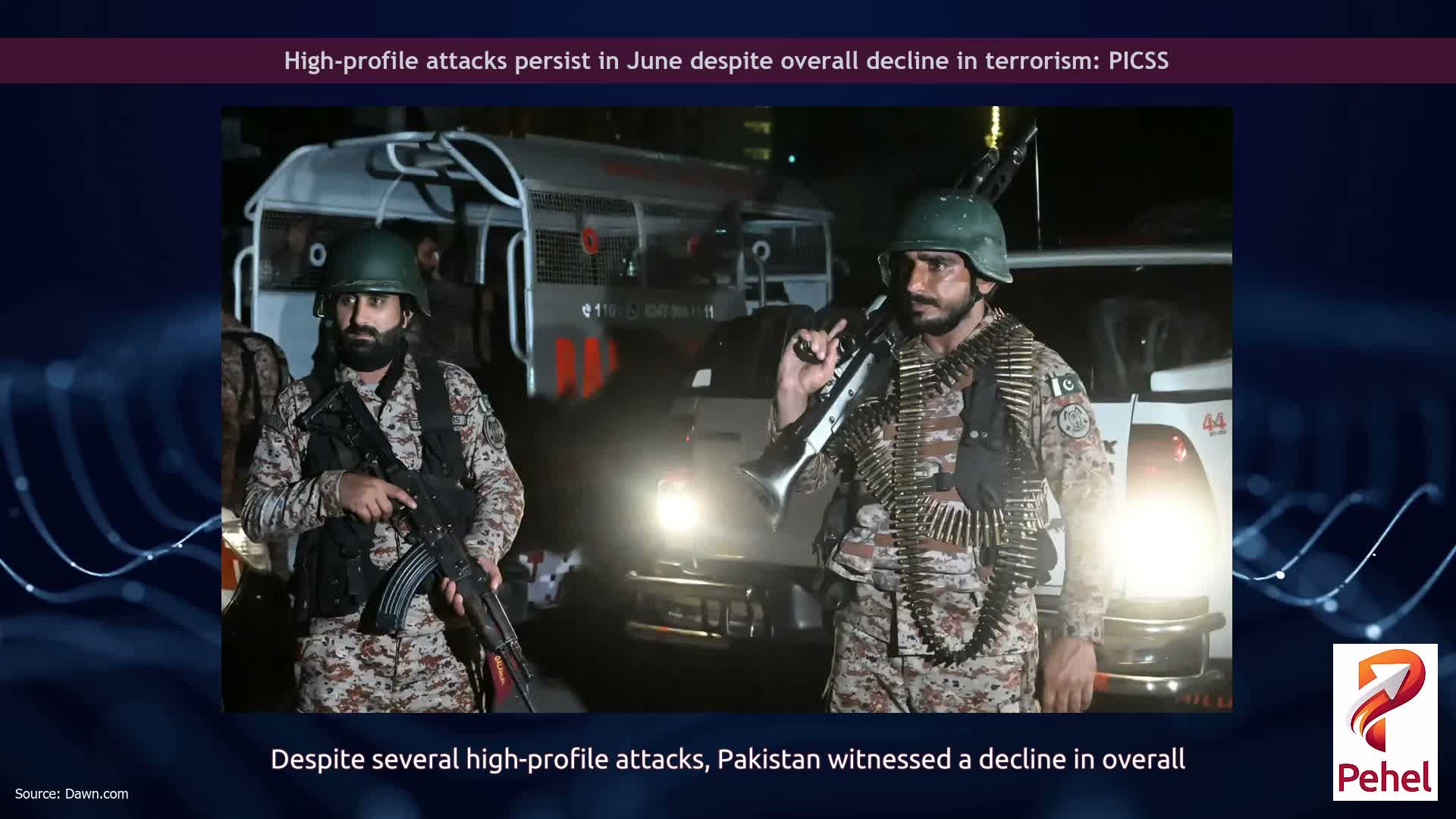 High-profile attacks persist in June despite overall decline in terrorism: PICSS