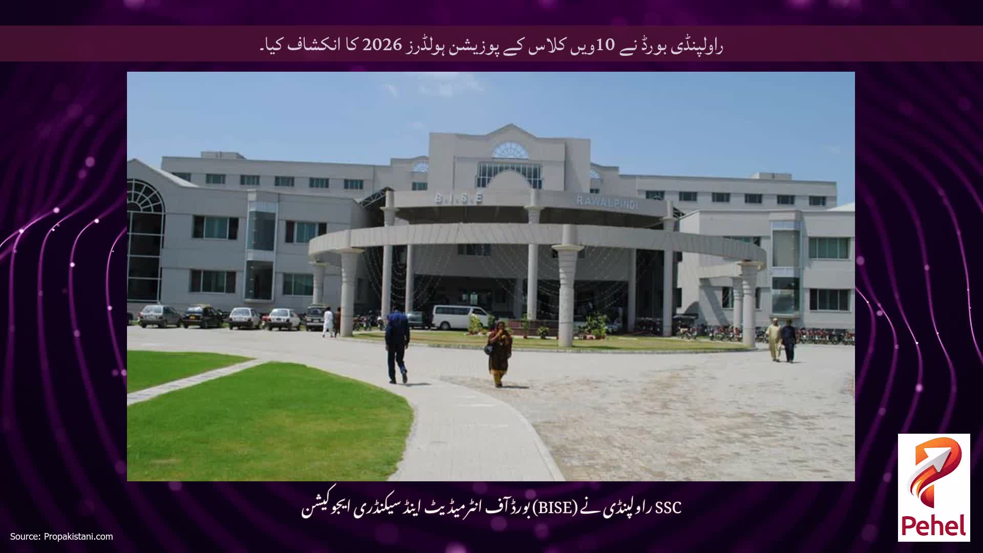 راولپنڈی بورڈ نے 10ویں کلاس کے پوزیشن ہولڈرز 2026 کا انکشاف کیا۔