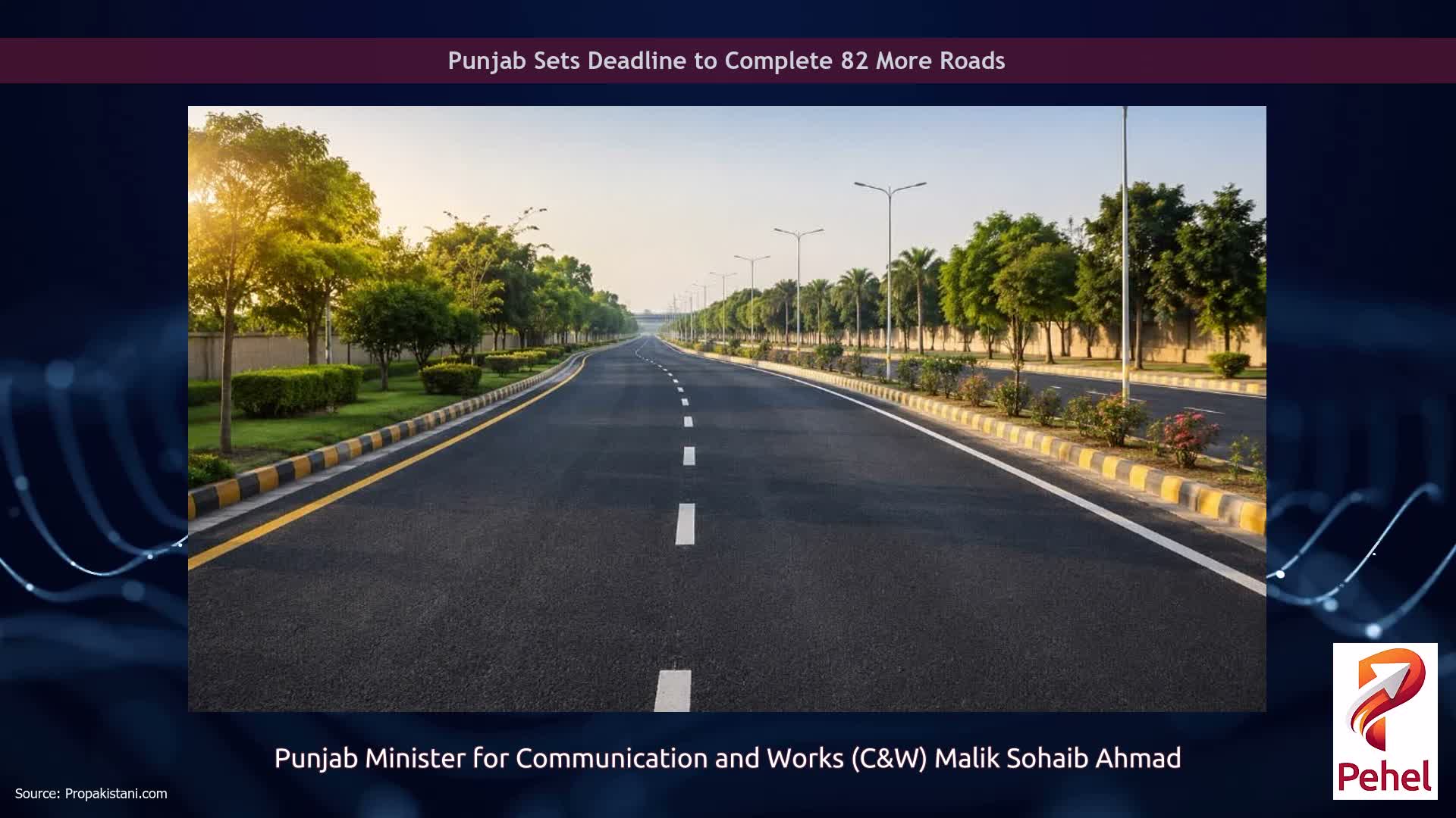 Punjab Sets Deadline to Complete 82 More Roads