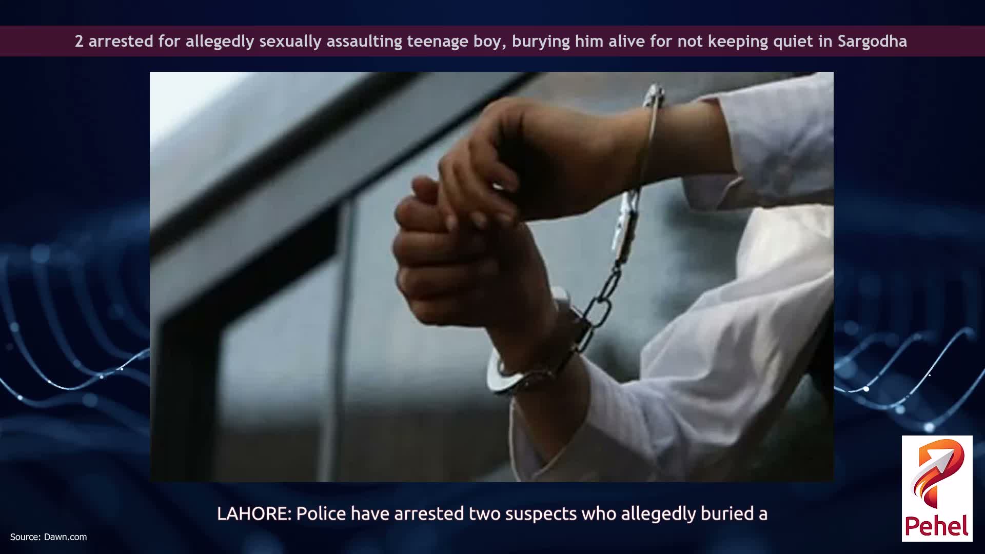 2 arrested for allegedly sexually assaulting teenage boy, burying him alive for not keeping quiet in Sargodha