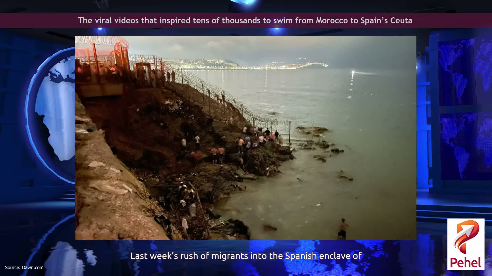 The viral videos that inspired tens of thousands to swim from Morocco to Spain’s Ceuta