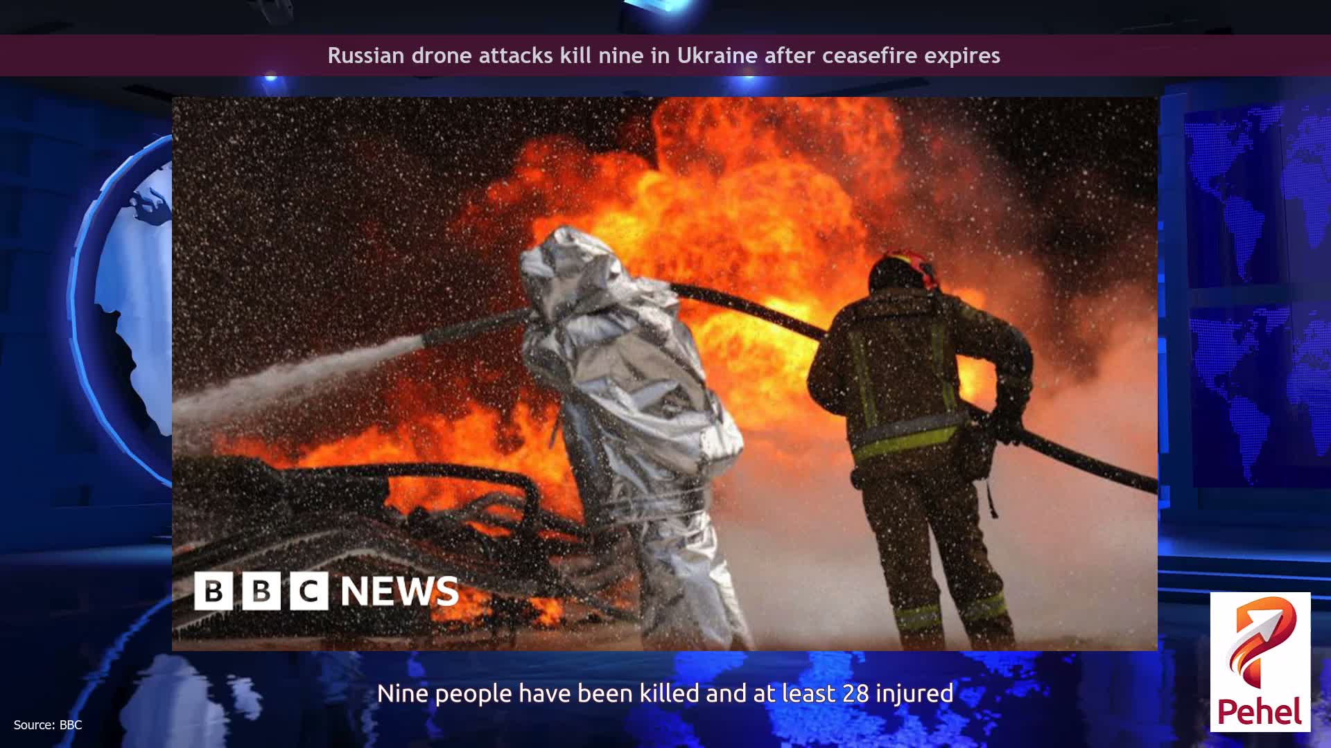 Russian drone attacks kill nine in Ukraine after ceasefire expires