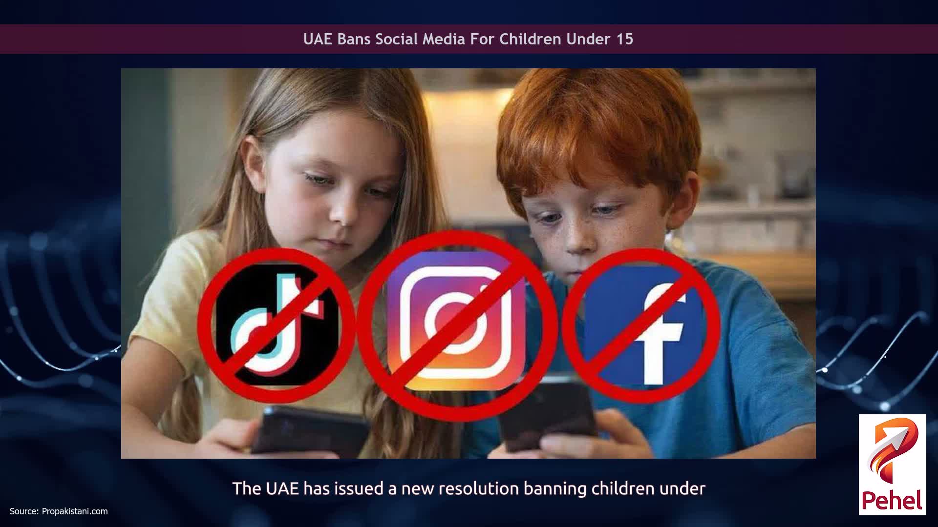 UAE Bans Social Media For Children Under 15