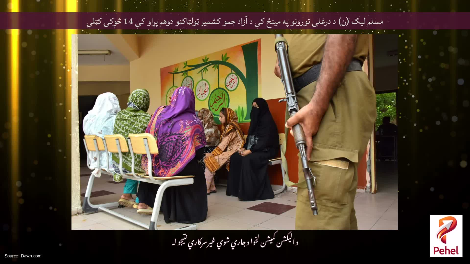 مسلم لیګ (ن) د درغلۍ تورونو په مینځ کې د آزاد جمو کشمیر ټولټاکنو دوهم پړاو کې 14 څوکۍ ګټلې
