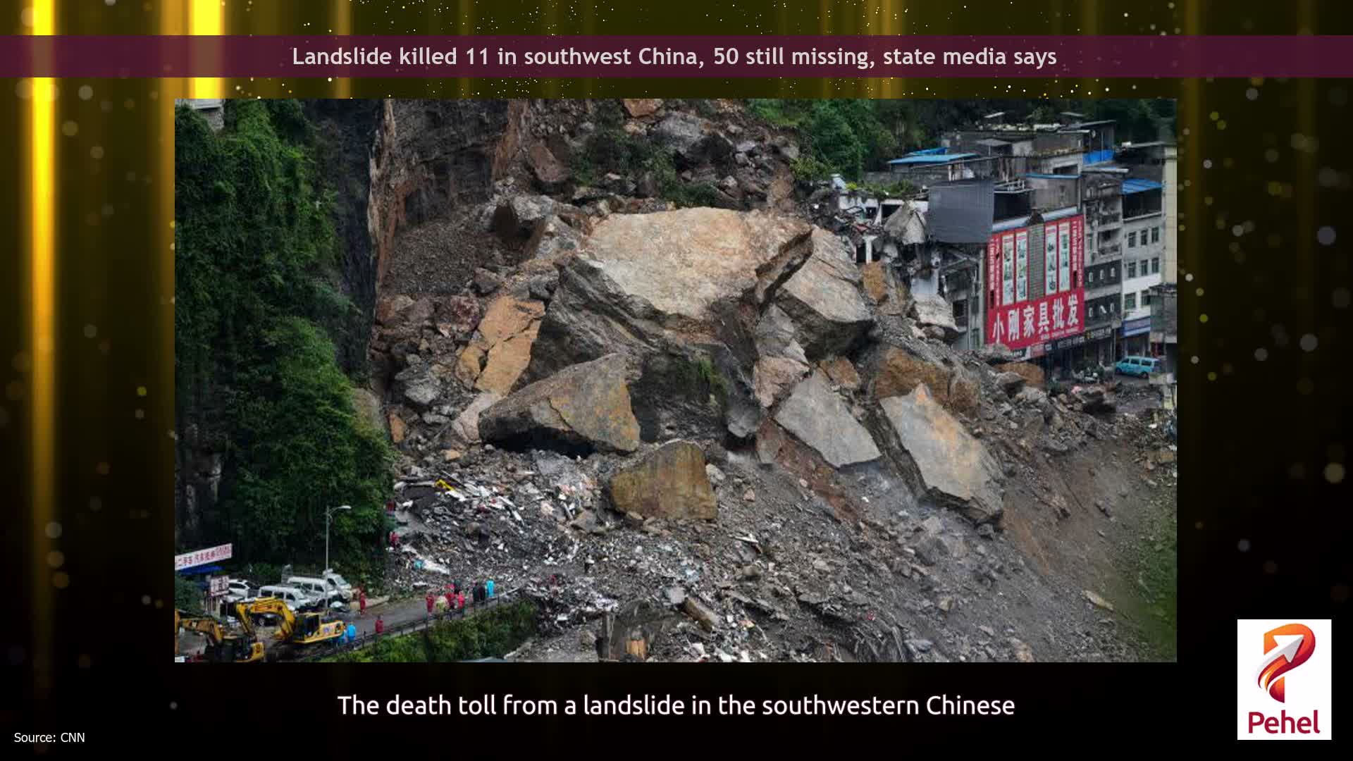 Landslide killed 11 in southwest China, 50 still missing, state media says