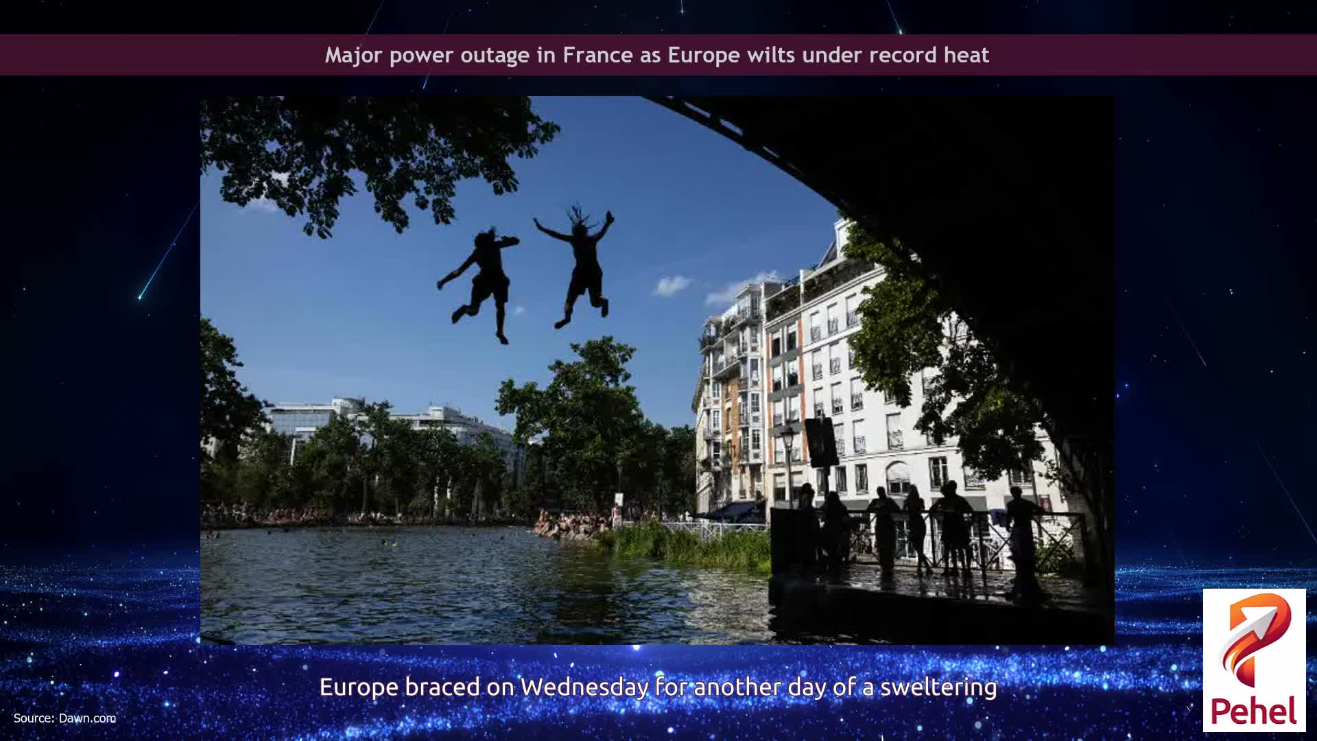 Major power outage in France as Europe wilts under record heat