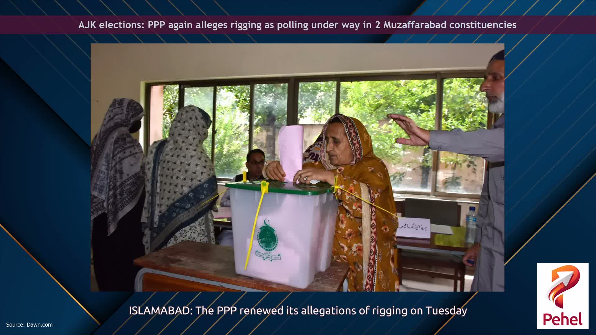 AJK elections: PPP again alleges rigging as polling under way in 2 Muzaffarabad constituencies