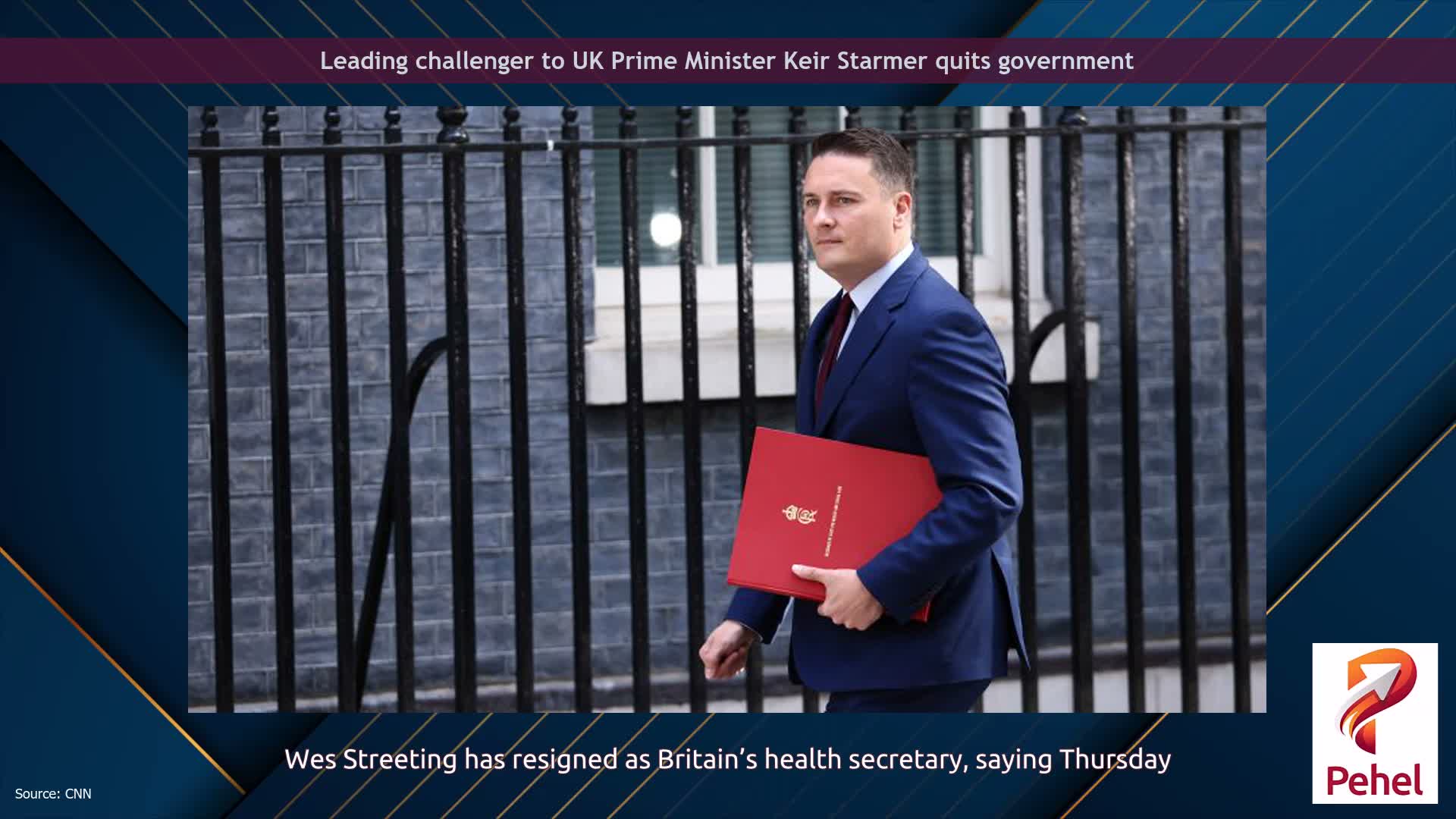 Leading challenger to UK Prime Minister Keir Starmer quits government