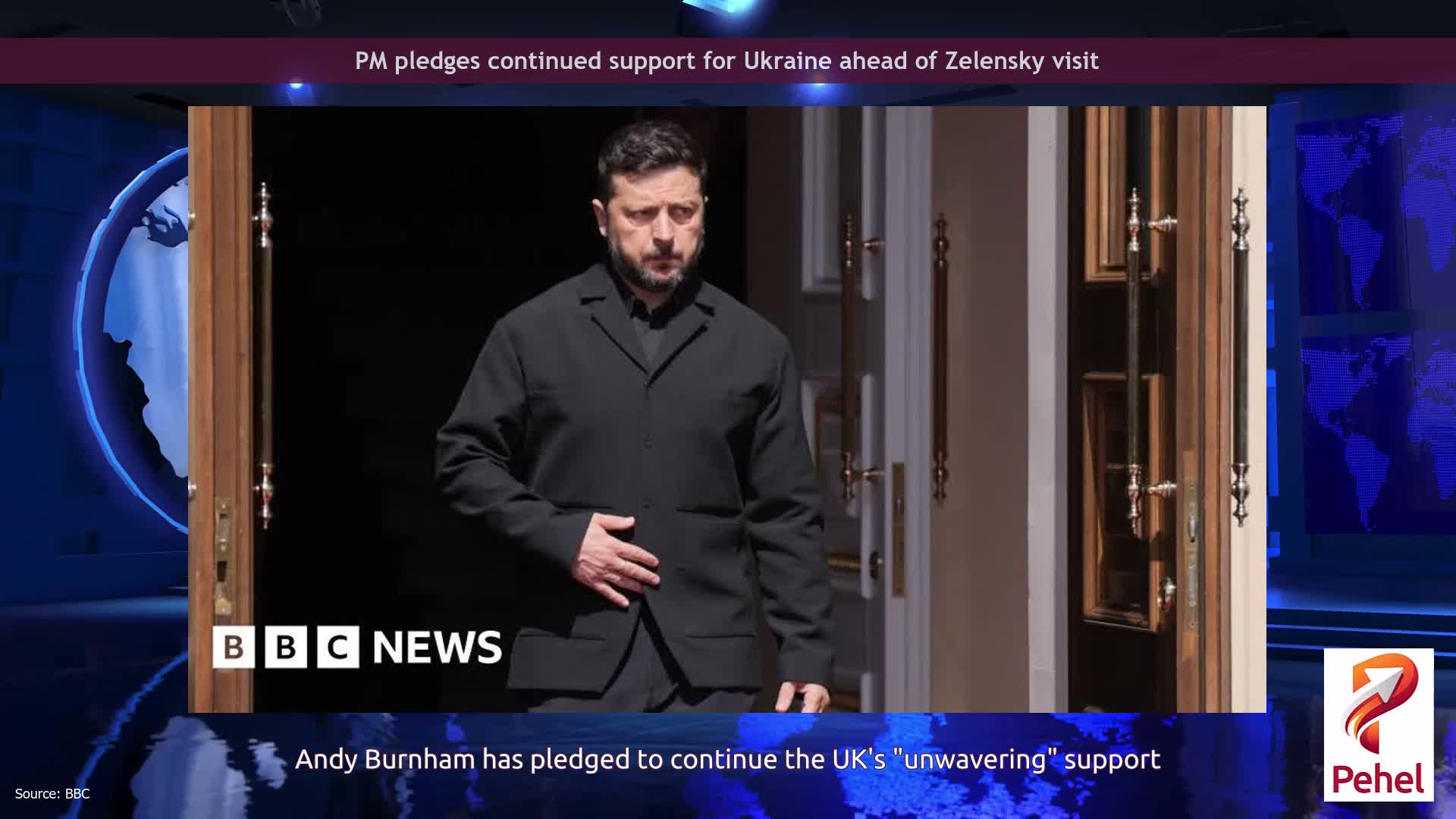 PM pledges continued support for Ukraine ahead of Zelensky visit