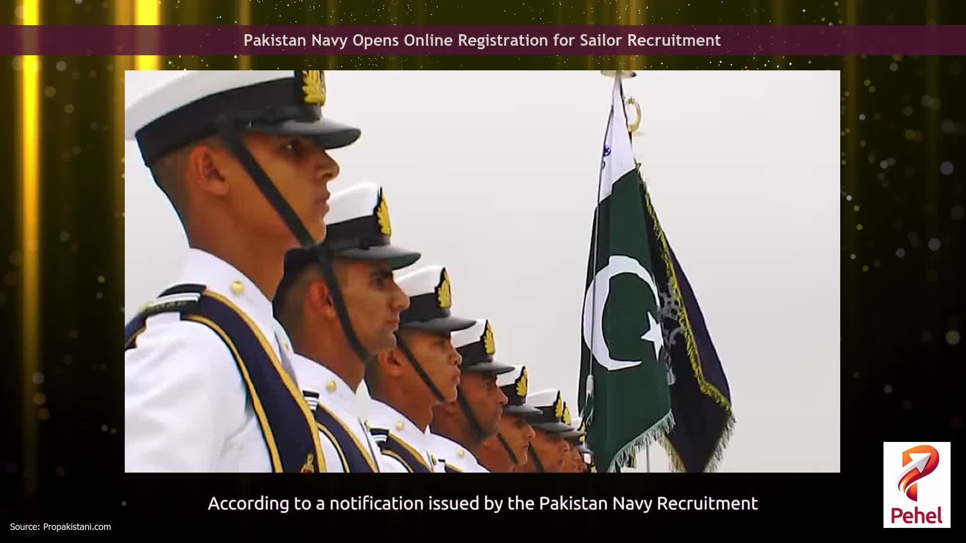 Pakistan Navy Opens Online Registration for Sailor Recruitment