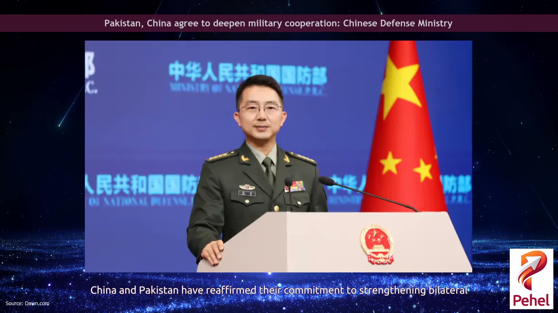 Pakistan, China agree to deepen military cooperation: Chinese Defense Ministry